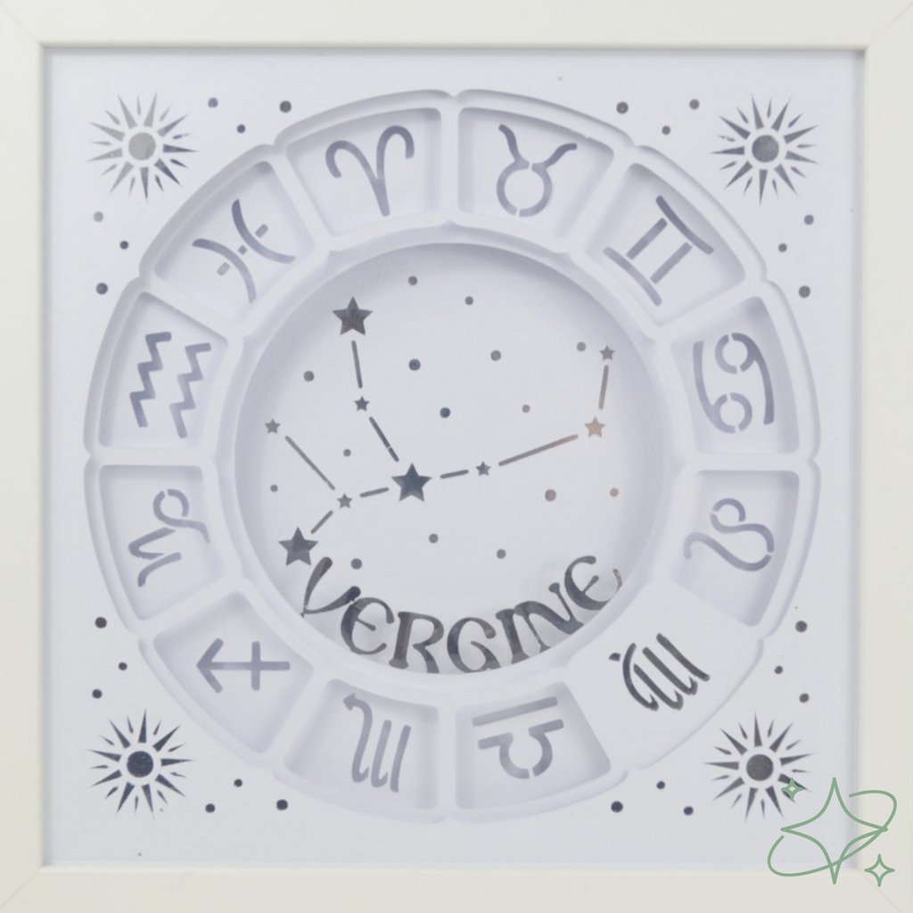 Quadro Oroscopo e Costellazioni Personalizzato - Decorazione Zodiaco Artigianale AllCraftLab