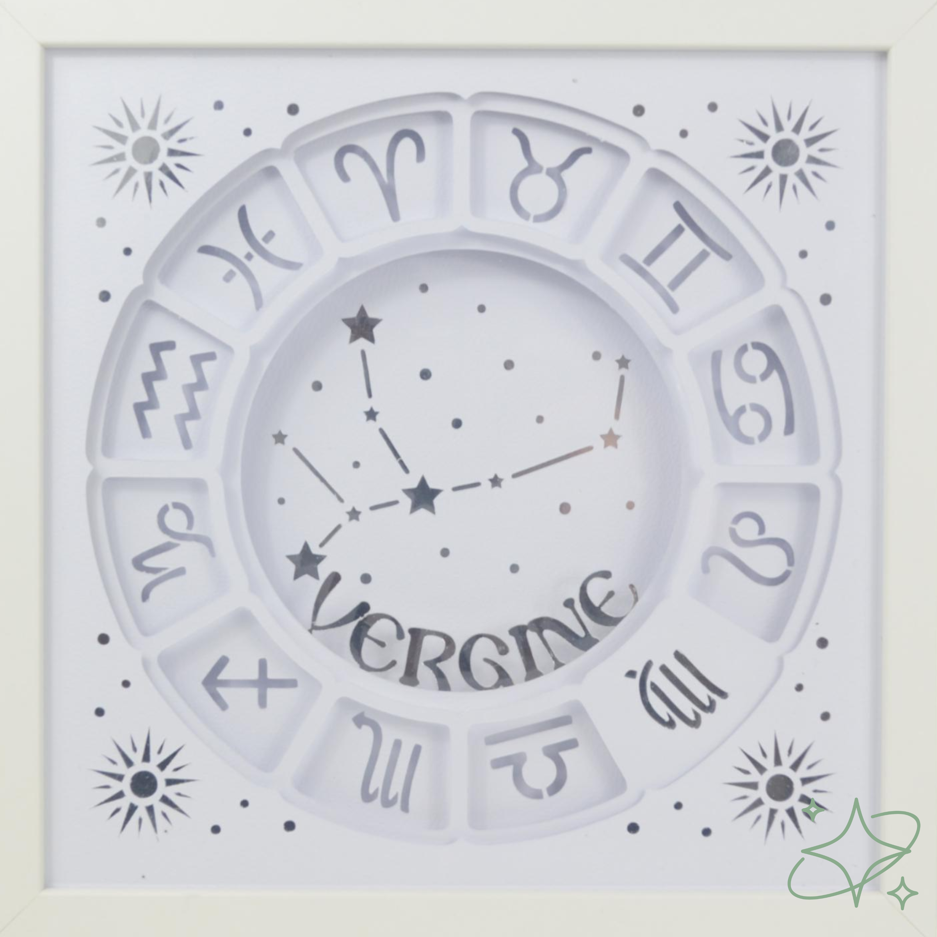 Quadro Oroscopo e Costellazioni Personalizzato - Decorazione Zodiaco Artigianale AllCraftLab