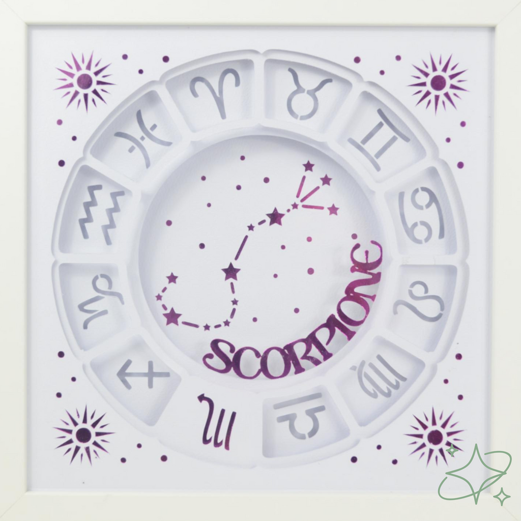 Quadro Oroscopo e Costellazioni Personalizzato - Decorazione Zodiaco Artigianale AllCraftLab