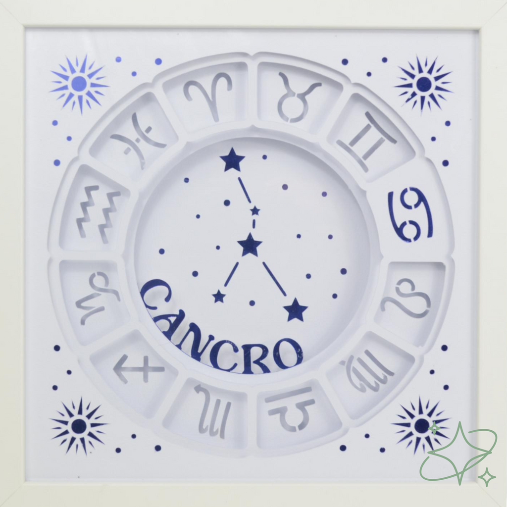 Quadro Oroscopo e Costellazioni Personalizzato - Decorazione Zodiaco Artigianale AllCraftLab