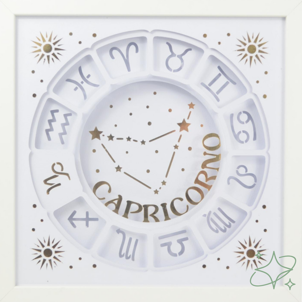 Quadro Oroscopo e Costellazioni Personalizzato - Decorazione Zodiaco Artigianale AllCraftLab