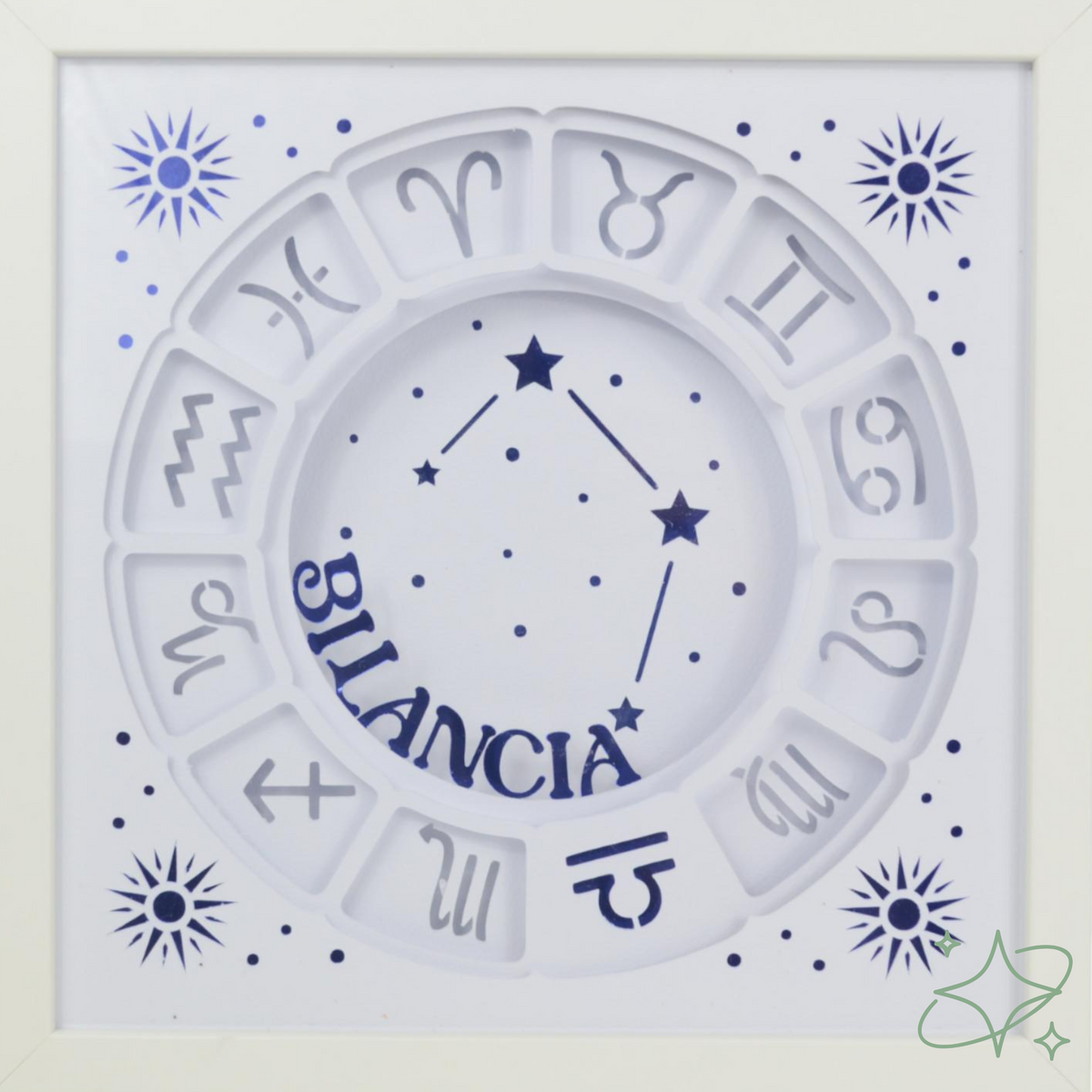 Quadro Oroscopo e Costellazioni Personalizzato - Decorazione Zodiaco Artigianale AllCraftLab
