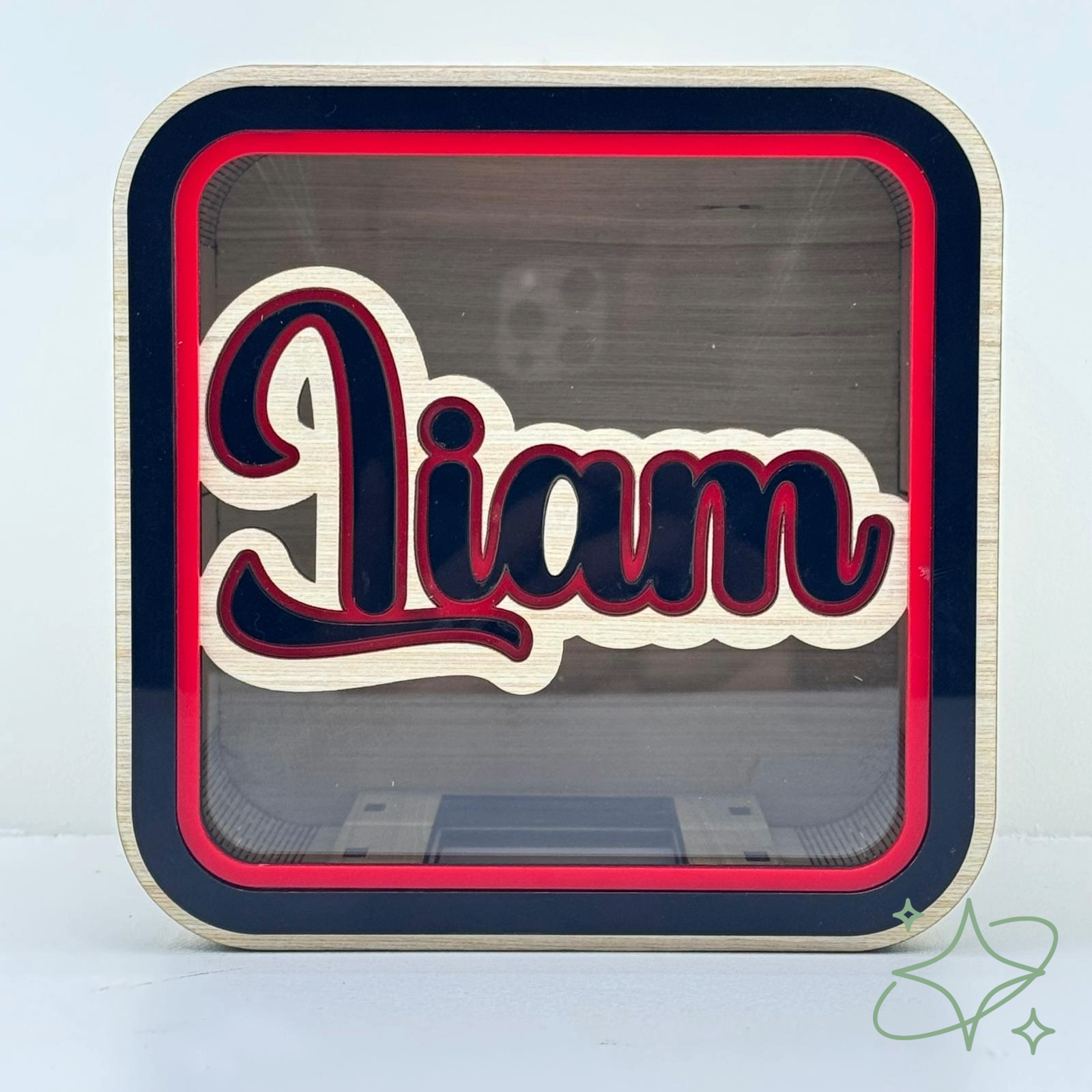 Salvadaio Personalizzato in Legno Rigatino con Nome - Idea Regalo | AllCraft